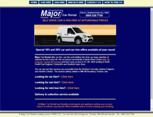 Tablet Screenshot of majorcarrental.com